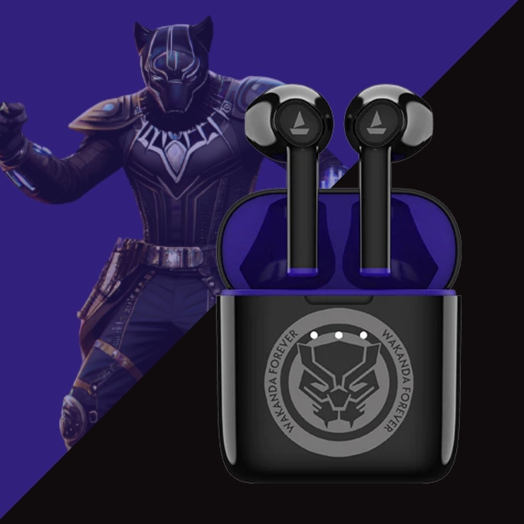 Airdopes 131 Black Panther Marvel Edition - Image 2