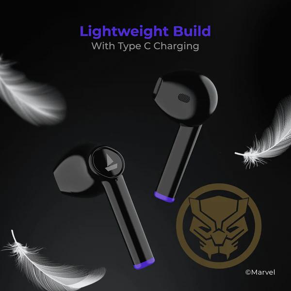 Airdopes 131 Black Panther Marvel Edition - Image 6